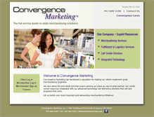Tablet Screenshot of convergencemktg.com